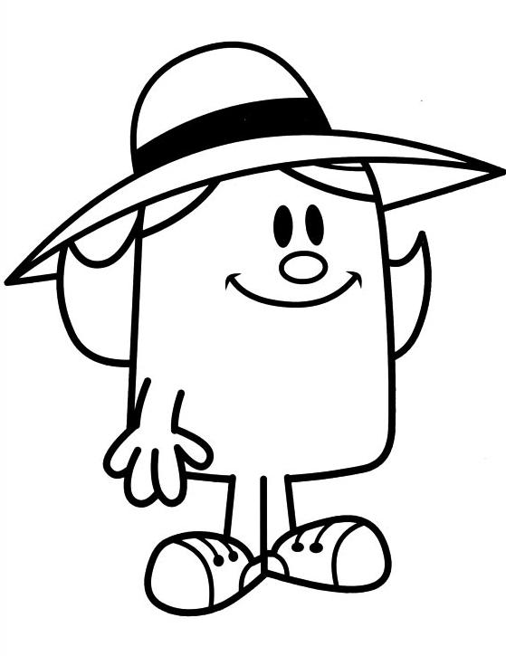 coloriage madame calamite